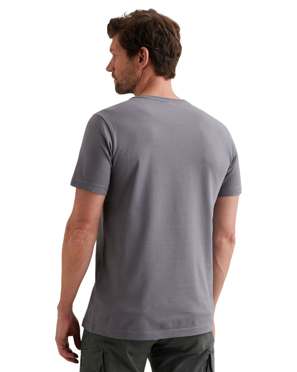 PME Legend Herren Rundhals T-Shirt SHORT SLEEVE R-NECK LOGO CARRIER - Regul günstig online kaufen