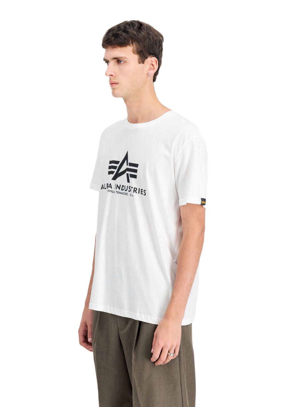 Alpha Industries Herren Rundhals T-Shirt BASIC BL - Regular Fit günstig online kaufen
