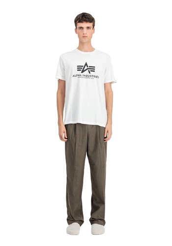 Alpha Industries Herren Rundhals T-Shirt BASIC BL - Regular Fit