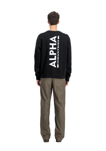 Alpha Industries Herren Sweatshirt BACKPRINT - Regular Fit