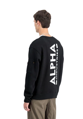 Alpha Industries Herren Sweatshirt BACKPRINT - Regular Fit
