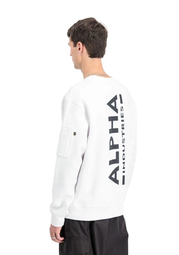 Alpha Industries Herren Sweatshirt BACKPRINT - Regular Fit
