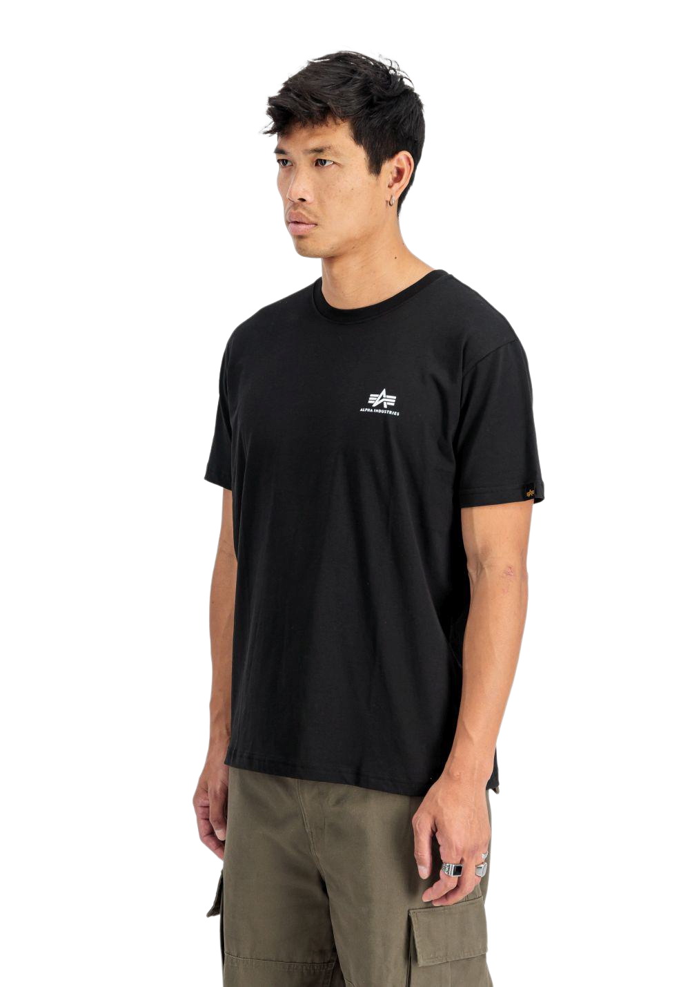 Thumbnail - Alpha Industries Herren Rundhals T-Shirt BASIC SL - Regular Fit