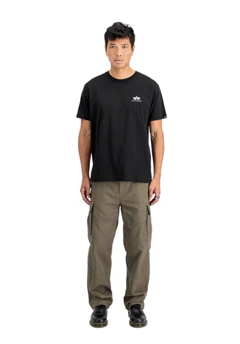 Alpha Industries Herren Rundhals T-Shirt BASIC SL - Regular Fit