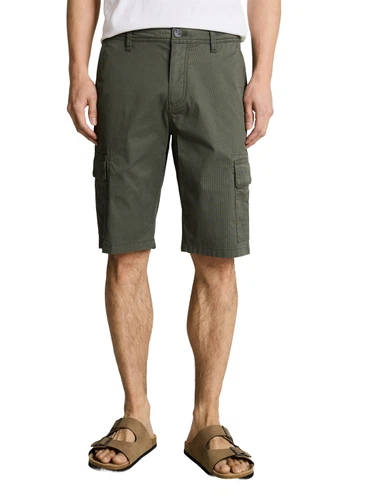 Tom Tailor Herren Cargo Short REGULAR PRINTED CARGO SHORTS - Regular Fit