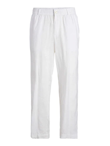 Jack & Jones Herren Chinohose  JPSTKARL LAWRENCE LINEN - Relaxed Fit