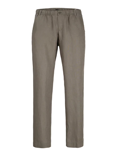 Jack & Jones Herren Chinohose  JPSTKARL LAWRENCE LINEN - Relaxed Fit