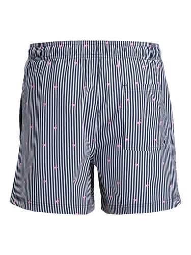 Jack & Jones Herren Badehose Badeshort JPSTMAUI BREEZE MINI STRIPE