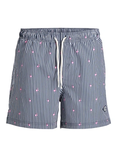 Jack & Jones Herren Badehose Badeshort JPSTMAUI BREEZE MINI STRIPE