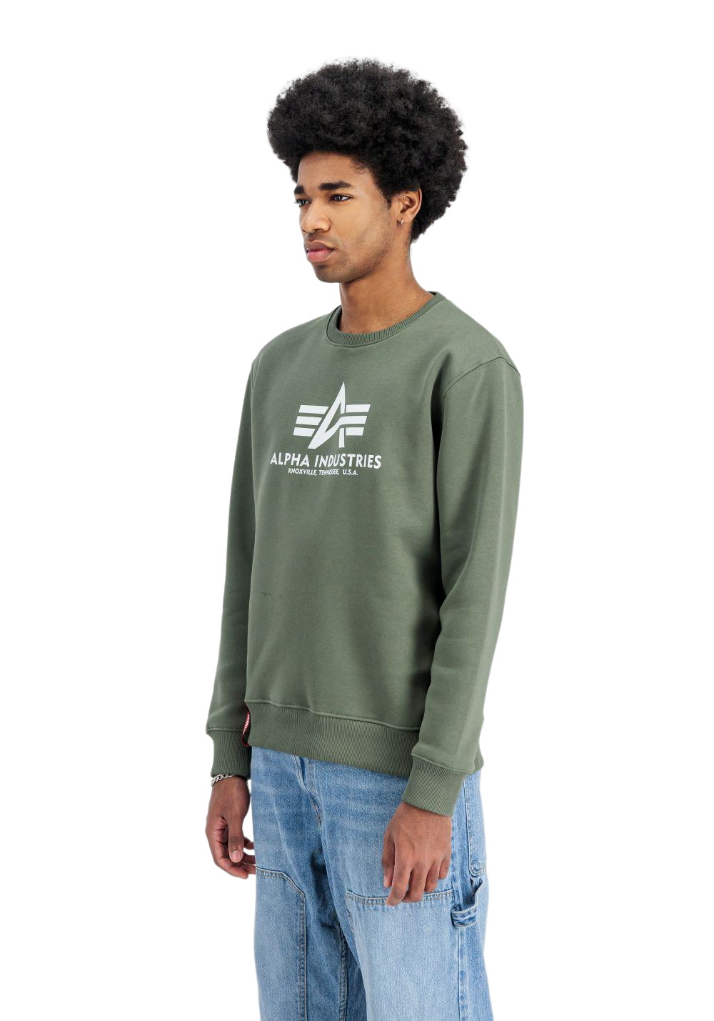 Thumbnail - Alpha Industries Herren Sweatshirt BASIC BL - Regular Fit