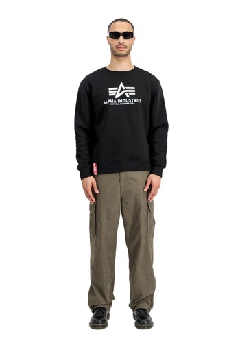 Alpha Industries Herren Sweatshirt BASIC BL - Regular Fit