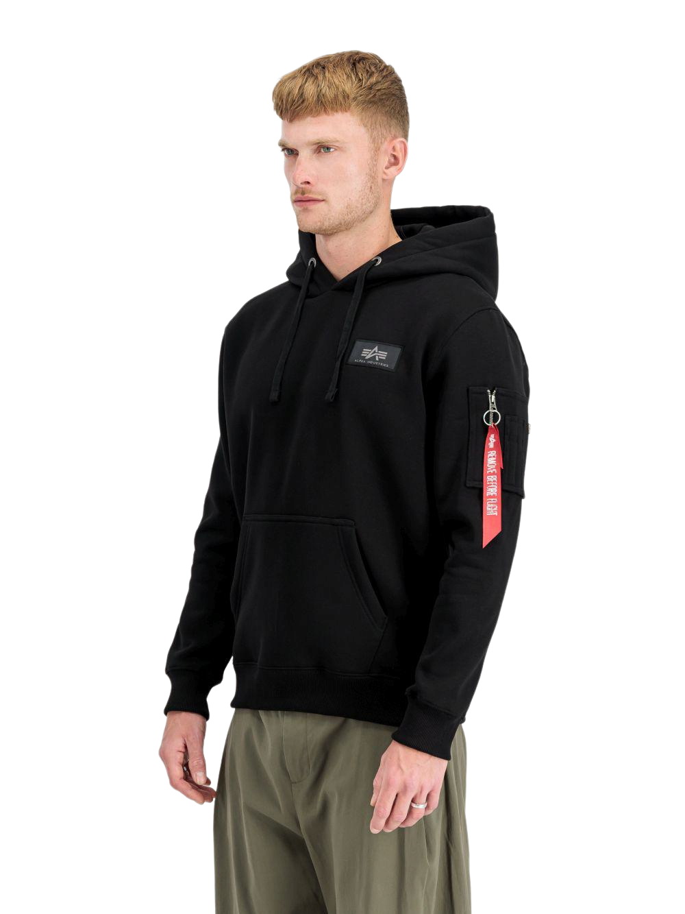 Alpha Industries Herren Hoodie Kapuzenpullover BACKPRINT - Regular Fit