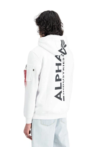 Alpha Industries Herren Hoodie Kapuzenpullover BACKPRINT - Regular Fit