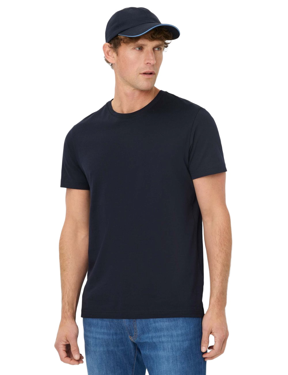 BRAX Herren Rundhals-T-Shirt TED - Regular Fit