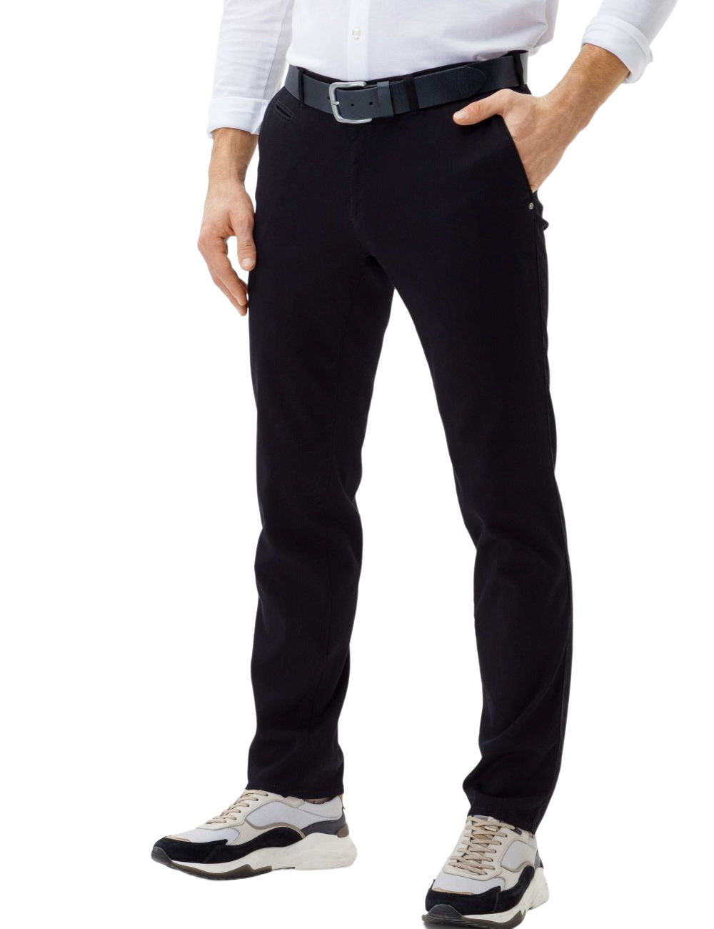 BRAX Herren Chinohose FABIO - Mid Waist - Regular Fit - Blau Beige Schwarz