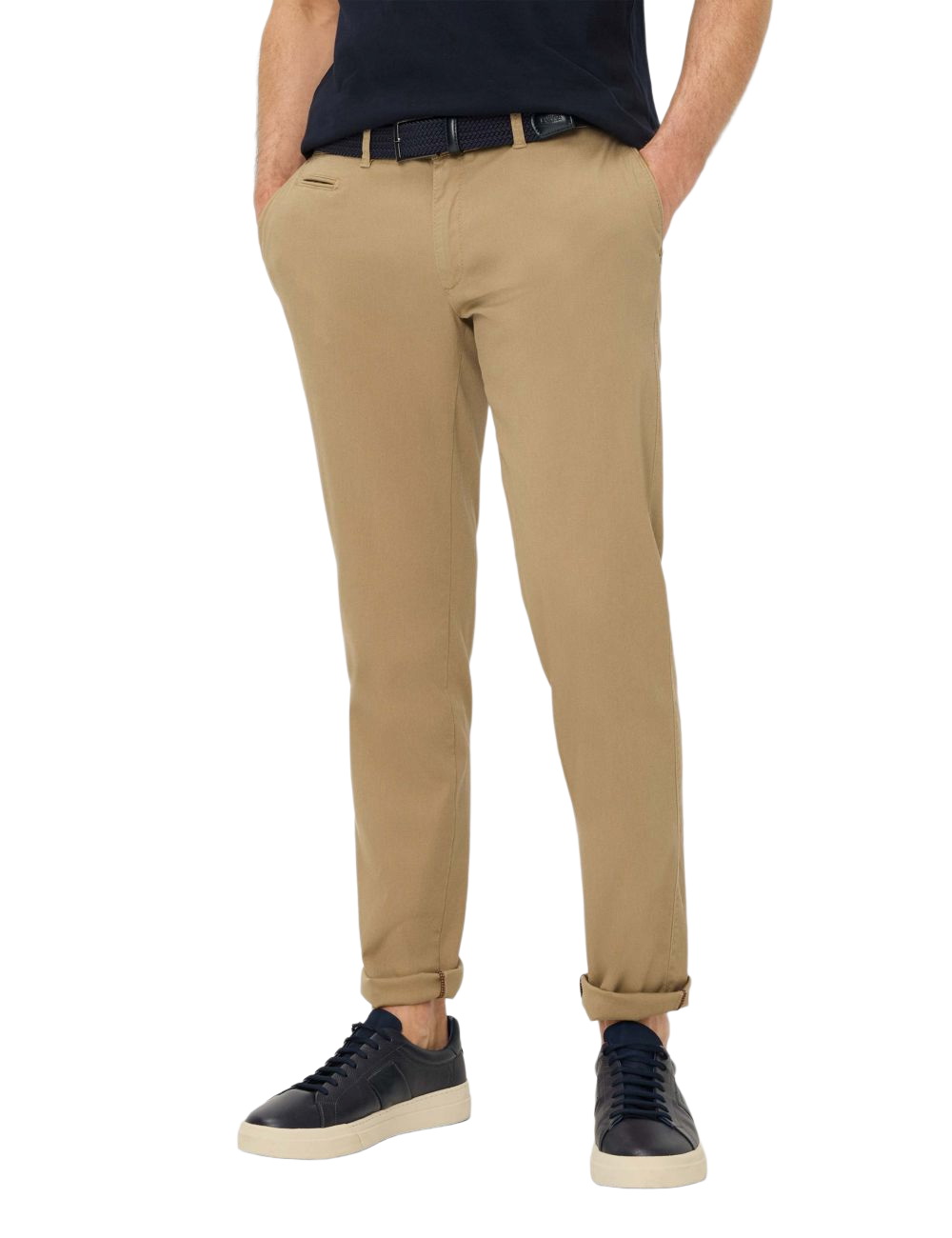 BRAX Herren Chinohose FABIO - Mid Waist - Regular Fit - Blau Beige Schwarz günstig online kaufen