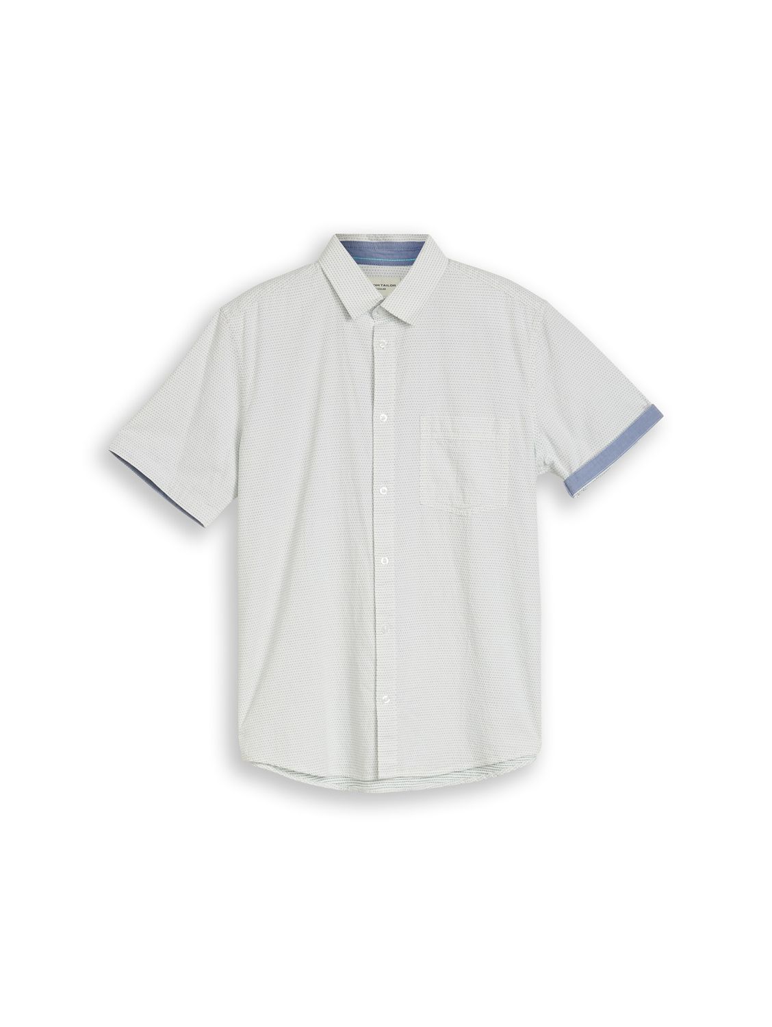 Tom Tailor Herren Kurzarm Hemd STRUCTURED - Regular Fit