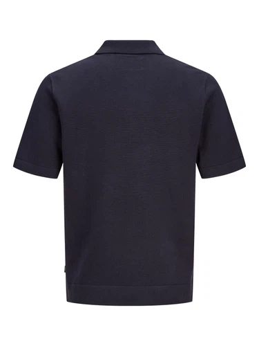 Jack & Jones Herren Poloshirt JPRBLAMILANO SPRING KNIT ZIP - Regular Fit
