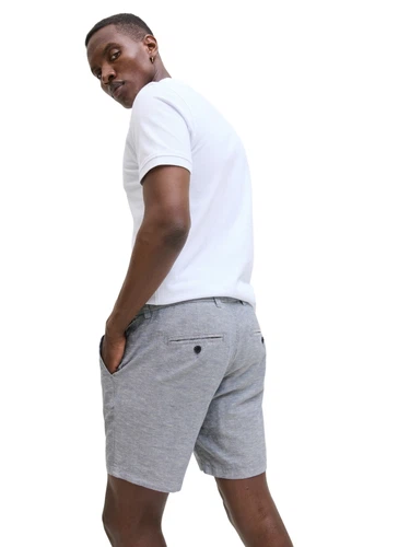 Jack & Jones Herren Chino Short JPSTACE SUMMER LINEN BLEND - Relaxed Fit