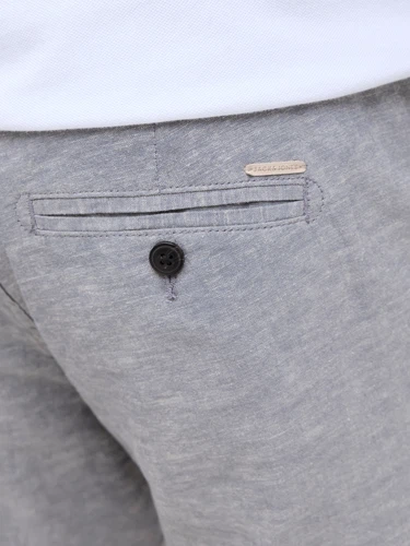 Jack & Jones Herren Chino Short JPSTACE SUMMER LINEN BLEND - Relaxed Fit