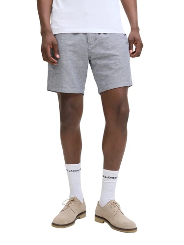 Jack & Jones Herren Chino Short JPSTACE SUMMER LINEN BLEND - Relaxed Fit