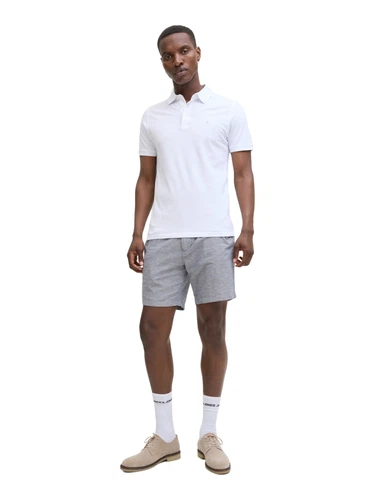 Jack & Jones Herren Chino Short JPSTACE SUMMER LINEN BLEND - Relaxed Fit