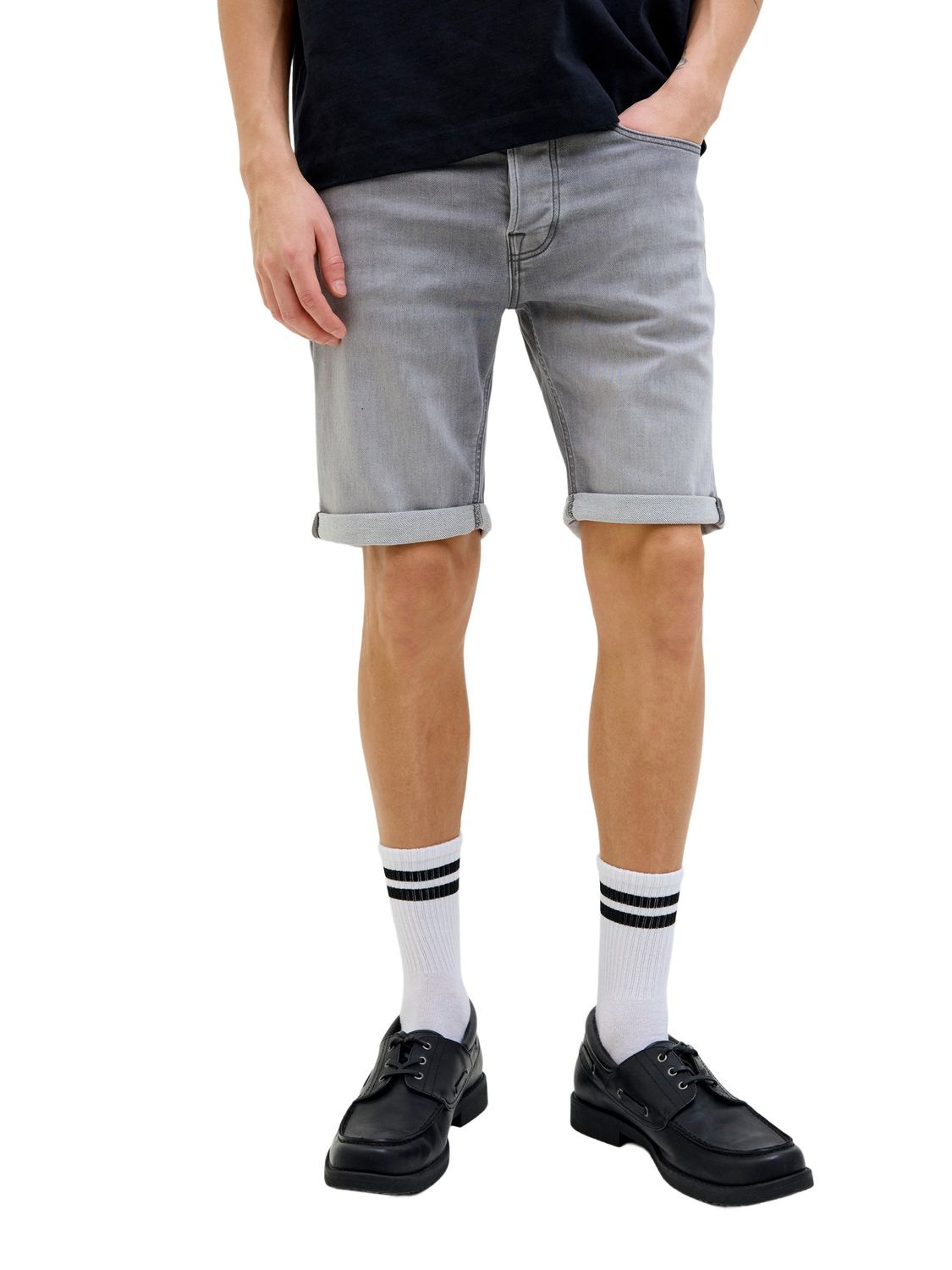 Jack & Jones Herren Jeans Short JJIRICK JJICON I.K.- Mid waist - Relgular F günstig online kaufen