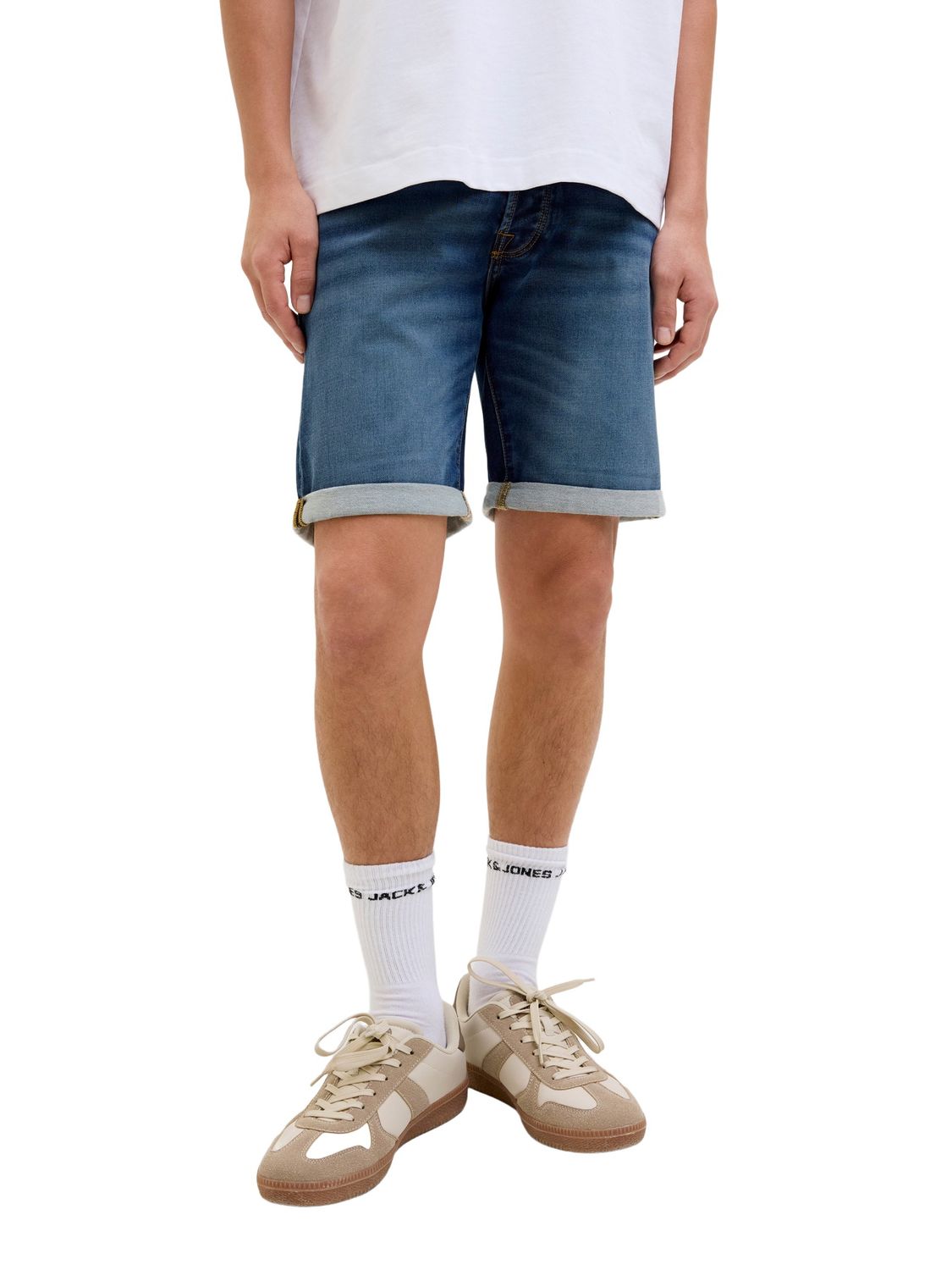 Jack & Jones Herren Jeans Short JJIRICK JJICON I.K.- Mid waist - Relgular F günstig online kaufen
