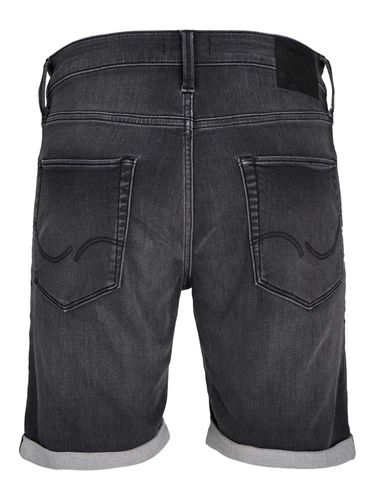 Jack & Jones Herren Jeans Short JJIRICK JJICON I.K.- Mid waist - Regular Fit - Schwarz Blau Grau Beige