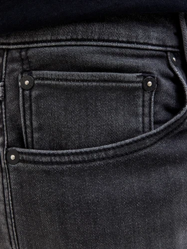 Jack & Jones Herren Jeans Short JJIRICK JJICON I.K.- Mid waist - Regular Fit - Schwarz Blau Grau Beige