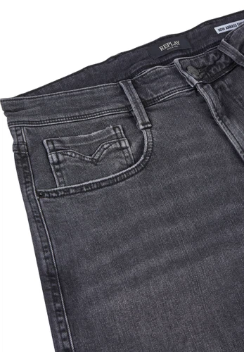 Replay Jeans Shorts Herren Stretch Kurz Slim Fit New Anbass