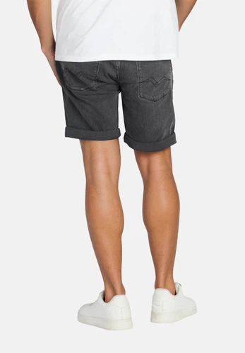 Replay Jeans Shorts Herren Stretch Kurz Slim Fit New Anbass