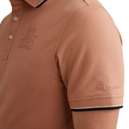PME Legend Herren Poloshirt SHORT SLEEVE POLO STRETCH PIQUE - Regular Fit