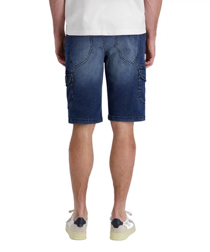 TIMEZONE Herren Cargo Jeans Shorts REGULAR RYKERTZ SHORT Mid Waist Regular Fit - Blau Schwarz Grau