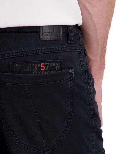 TIMEZONE Herren Cargo Jeans Shorts REGULAR RYKERTZ SHORT Mid Waist Regular Fit - Blau Schwarz Grau