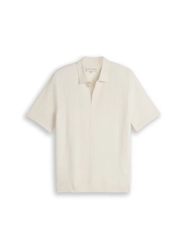 Tom Tailor Herren Poloshirt STRUCTURED KNIT POLO - Regular Fit