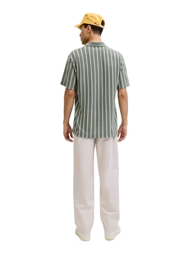 Jack & Jones Herren Poloshirt JPRBLUHARRY SS SPLIT NECK - Regular Fit