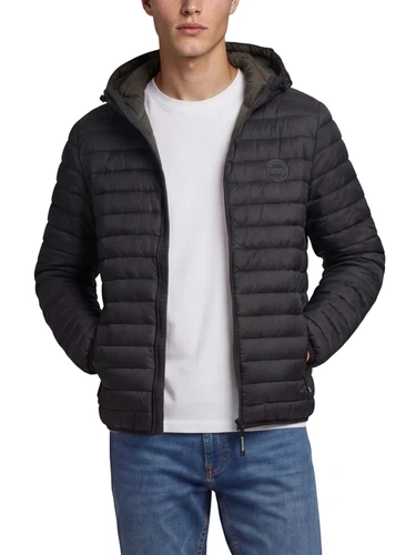 DENIMFY Steppjacke Herren leicht mit Kapuze DFTristan