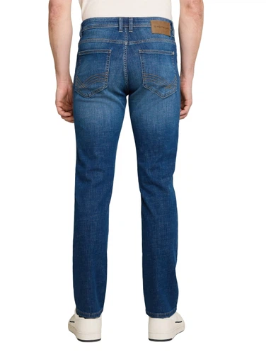 Tom Tailor Herren Jeans JOSH - Regular Slim Fit - Mid Waist - Blau
