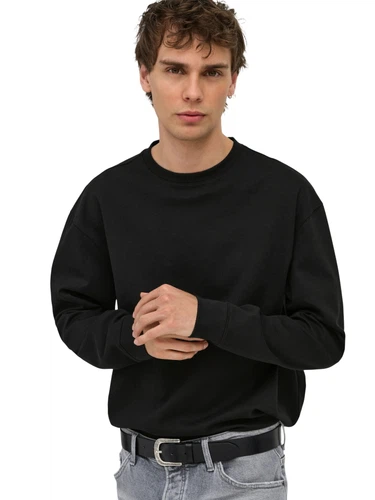 Only & Sons Herren Rundhals Langarmshirt  ONSCASPIAN AIRFLEX BOXY - Relaxed Fit