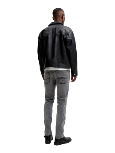 Jack & Jones Herren Jeans JJICLARK JJORIGINAL Mid Waist - Regular Fit - Schwarz