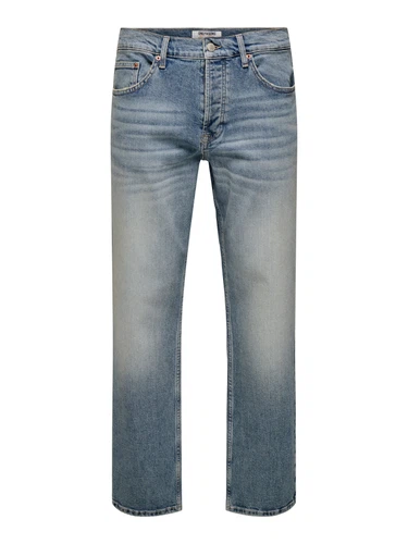 Only & Sons Herren Jeans ONSEDGE PERFORMANCE Mid Waist - Regular Fit - Blau Grau Schwarz