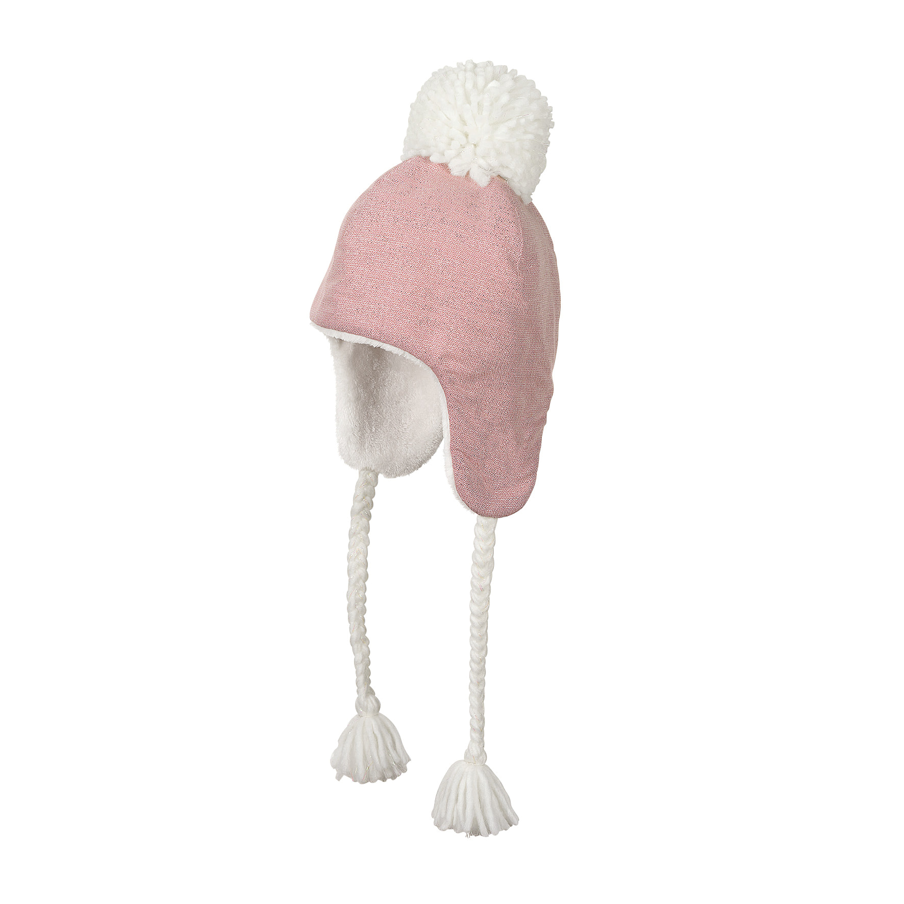 Sterntaler Mädchen Baby Wintermütze warme Bindemütze Kosakenmütze Uschanka rosa