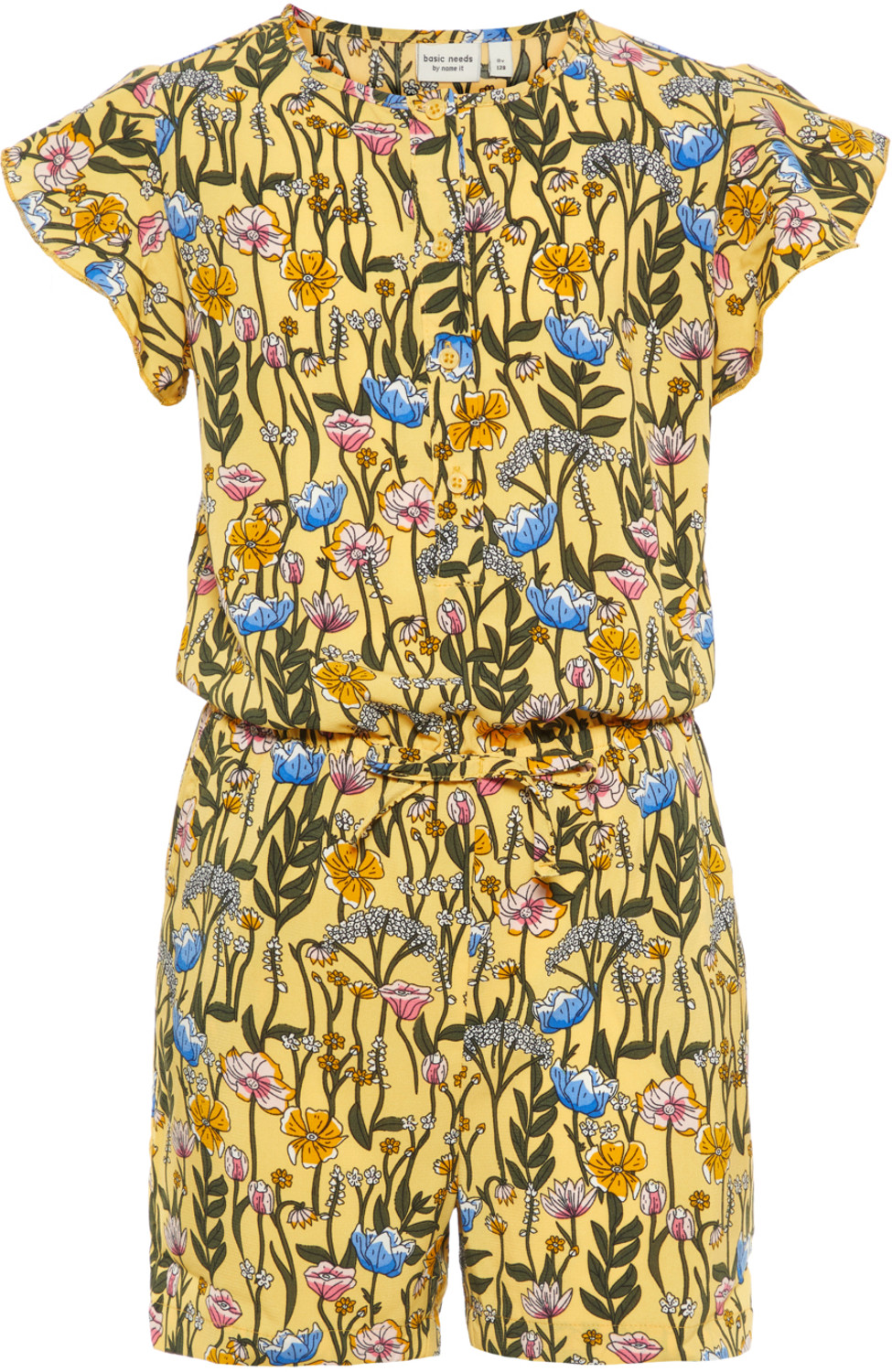 NAME IT Mini M/ädchen kurzer Sommer-Overall aus Single Jersey Nitjump