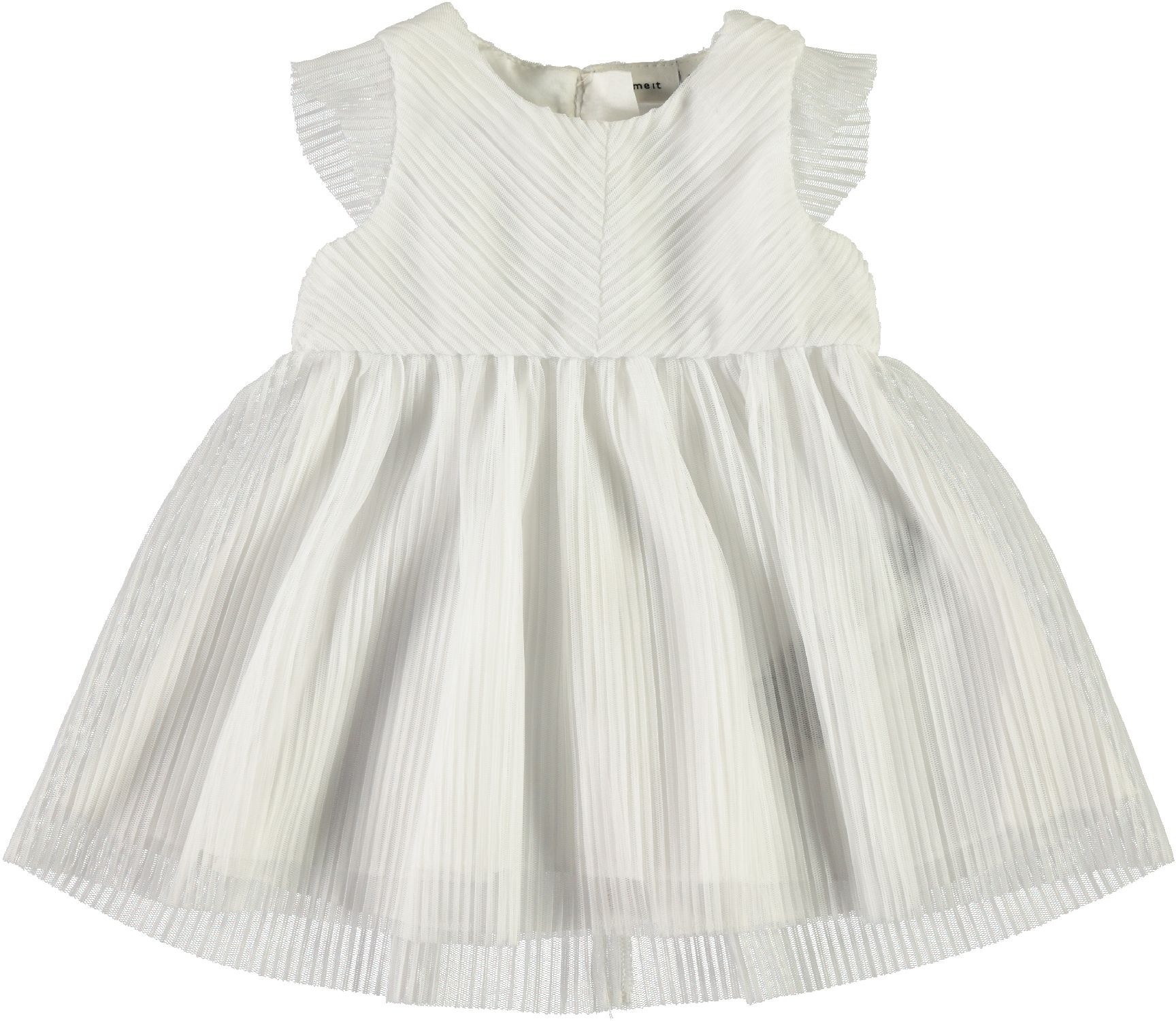 Name It Baby Mädchen Festkleid NBFGARIT Taufkleid ärmellos weiß Festkleidung