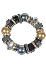 Flexi Armband mit Perlenoptik Flexi Armband mit Perlenoptik