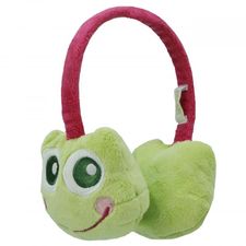 Freche Damen Ohrenwärmer mit Frosch-Gesicht Freche Damen Ohrenwärmer mit Frosch-Gesicht