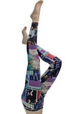 Ausgefallene Leggings mit buntem Fashion-Print Ausgefallene Leggings mit buntem Fashion-Print