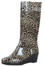 elegante Gummistiefel mit modischem Leoprint elegante Gummistiefel mit modischem Leoprint