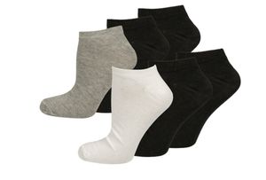 6er Set Damen Füßlinge aus Baumwolle 6er Set Damen Füßlinge aus Baumwolle
